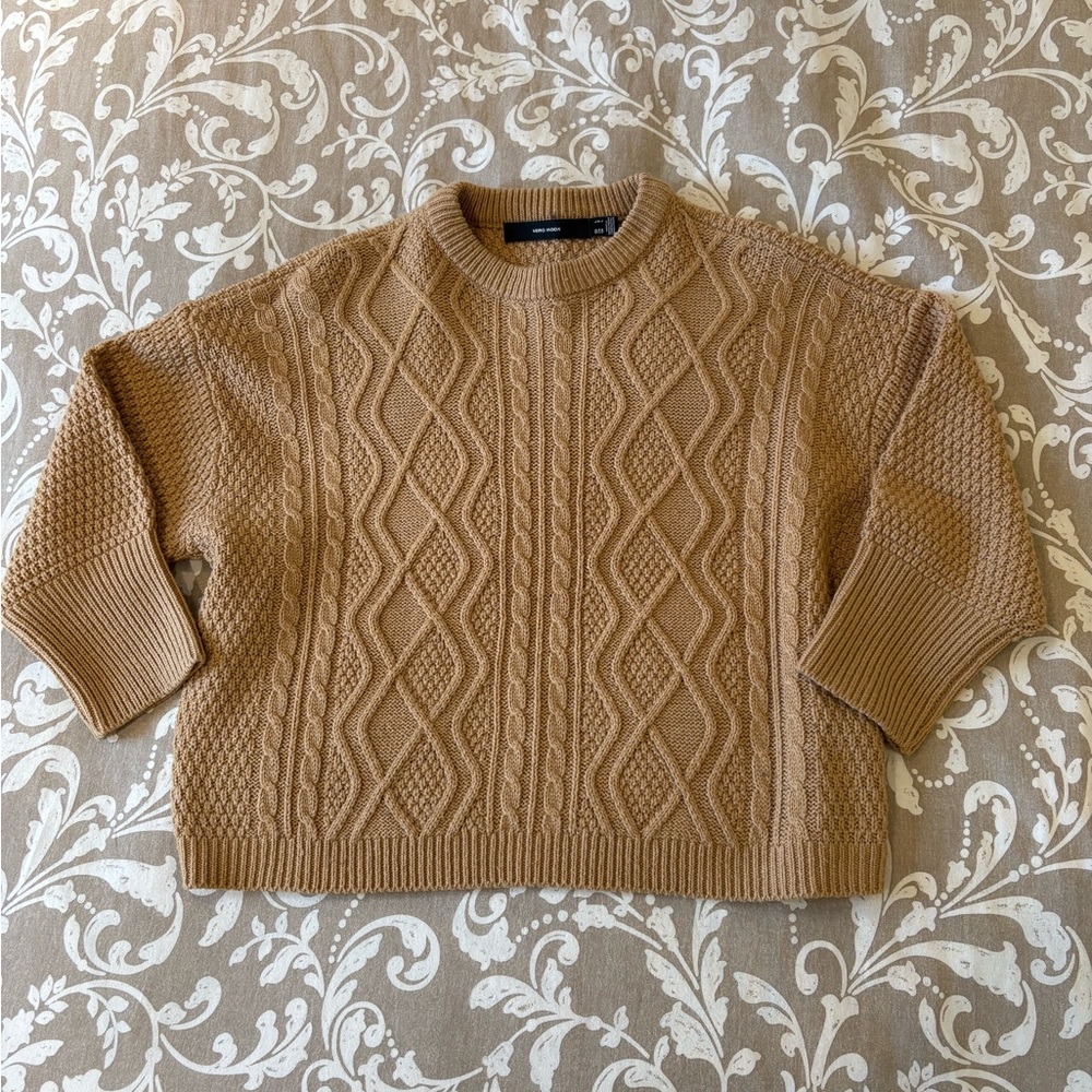 Vero Moda Cropped 3/4 Length Knit Sweater